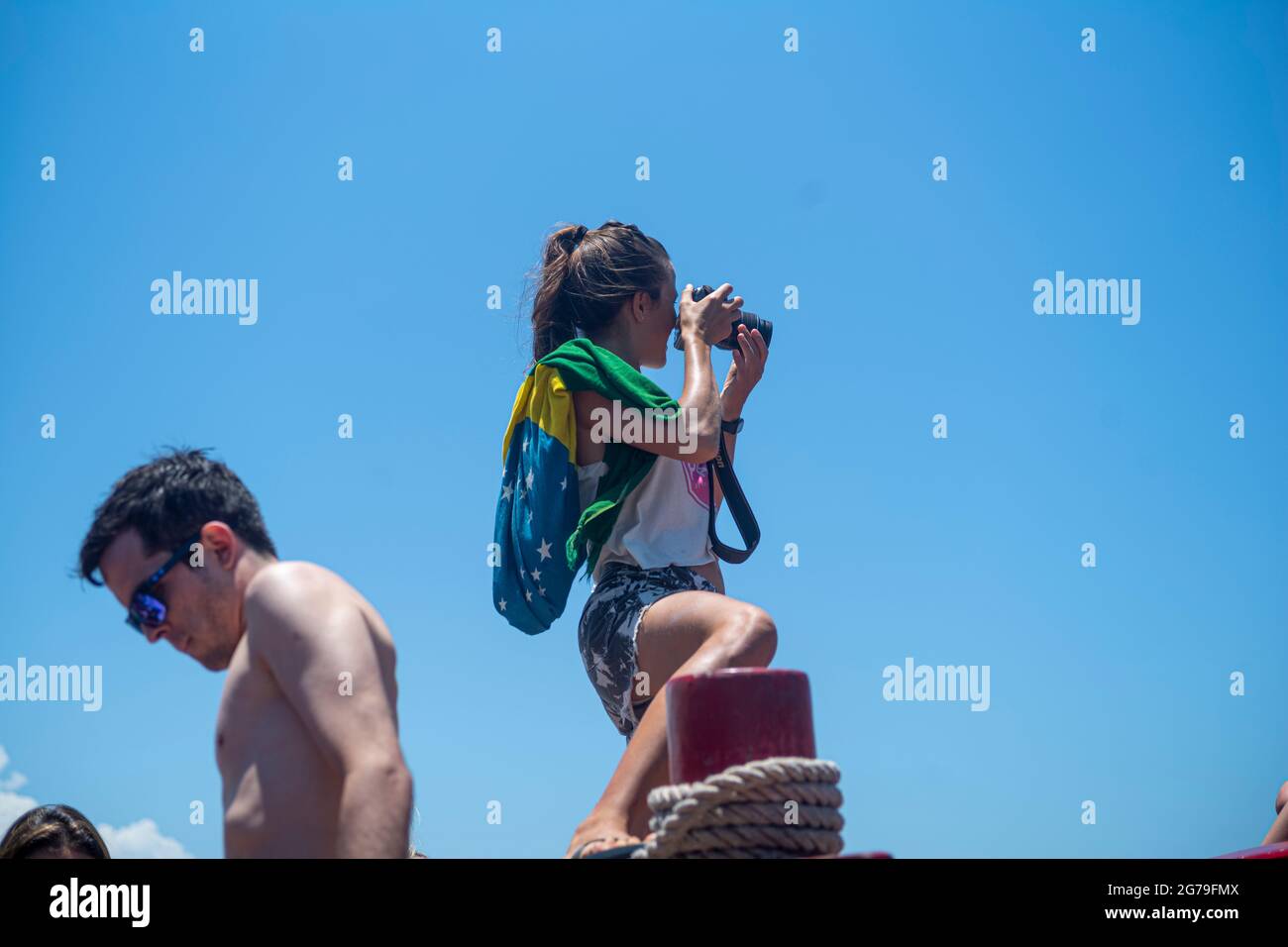 Gita in barca da Buzios, Brasile Foto Stock