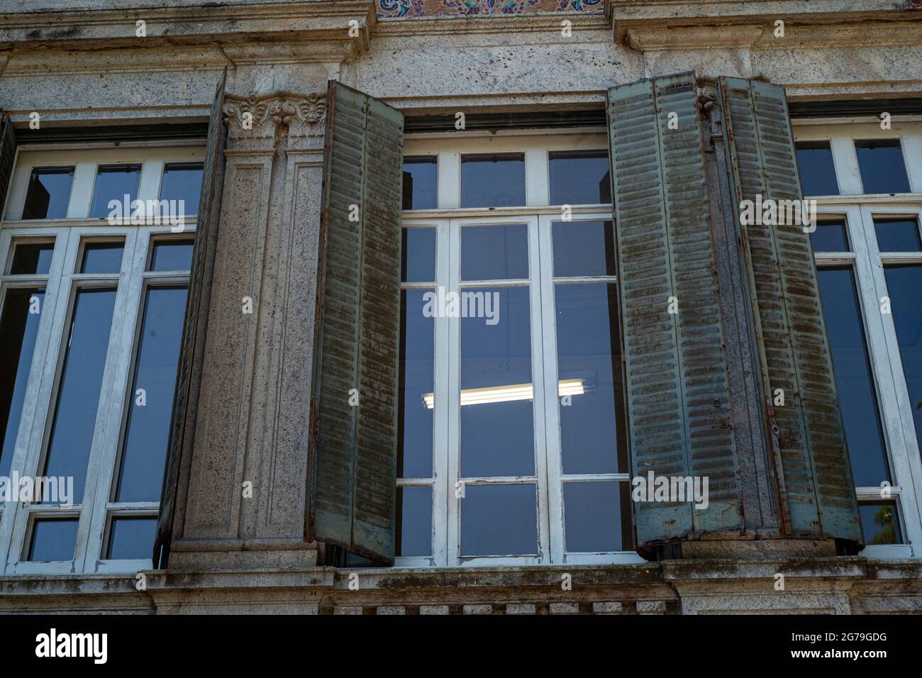 Palazzo in stile architettonico italiano a Parque Lage. È ora una Scuola di Arti Visive di Rio de Janeiro, Brasile Foto Stock