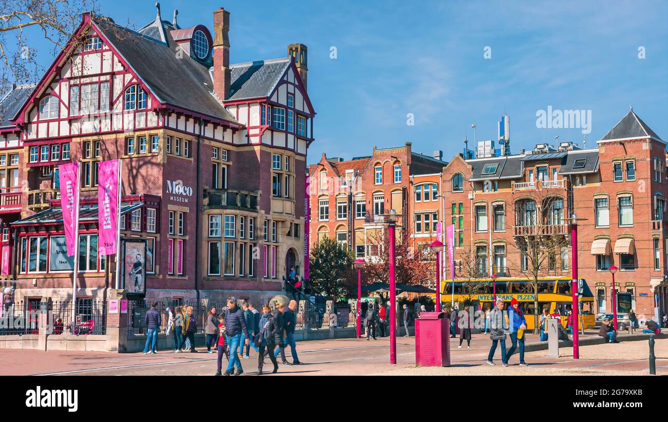 Il Museo Moco è un museo indipendente situato ad Amsterdam, nei Paesi Bassi. Foto Stock