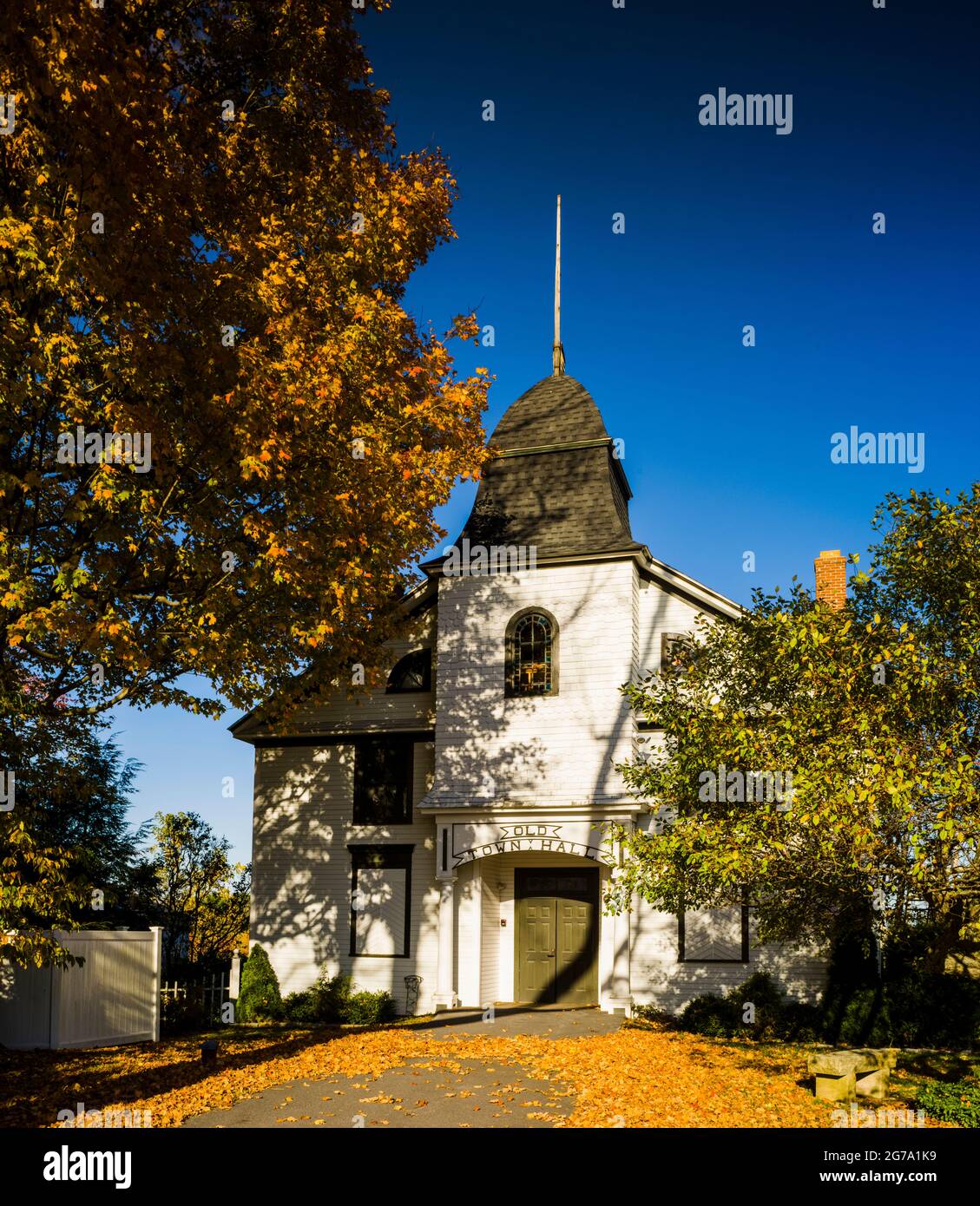 Old Town Hall Goshen Historic District   Goshen, Connecticut, Stati Uniti Foto Stock