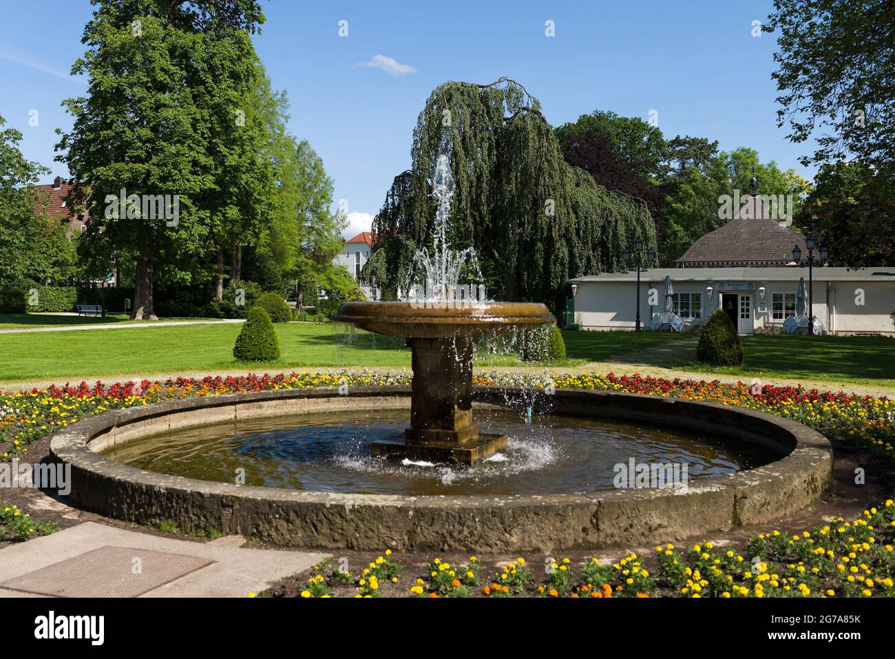 Stadtpark Stadthagen, bassa Sassonia Foto Stock