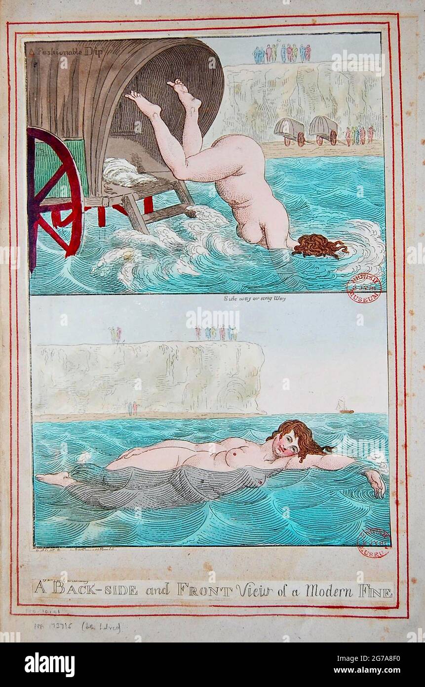 Venere di Ramsgate - 1803 - Wild Swimming Beauty Foto Stock