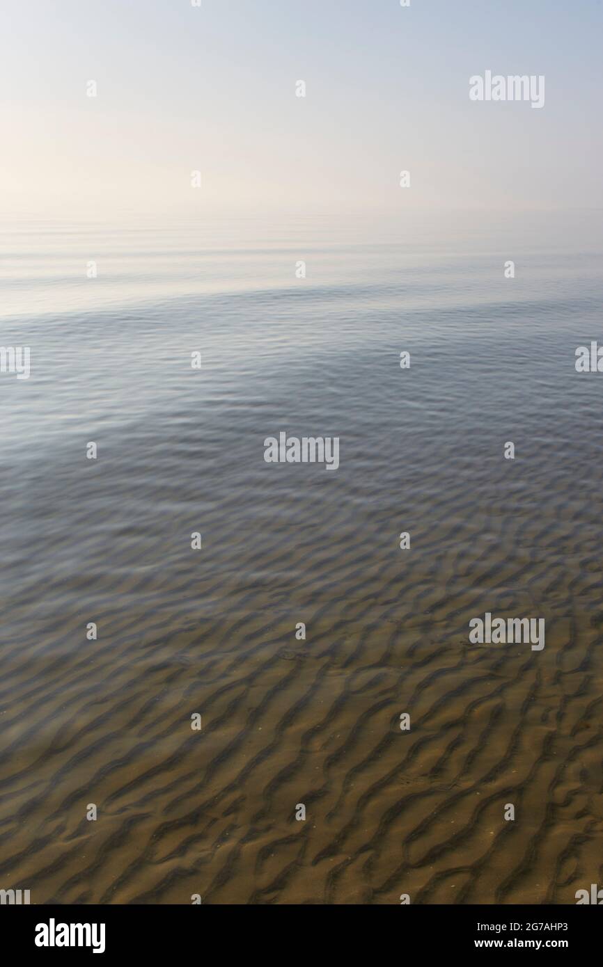 Europa, Danimarca, Jutland settentrionale. La mattina presto si affaccia sul Mar Baltico. Foto Stock