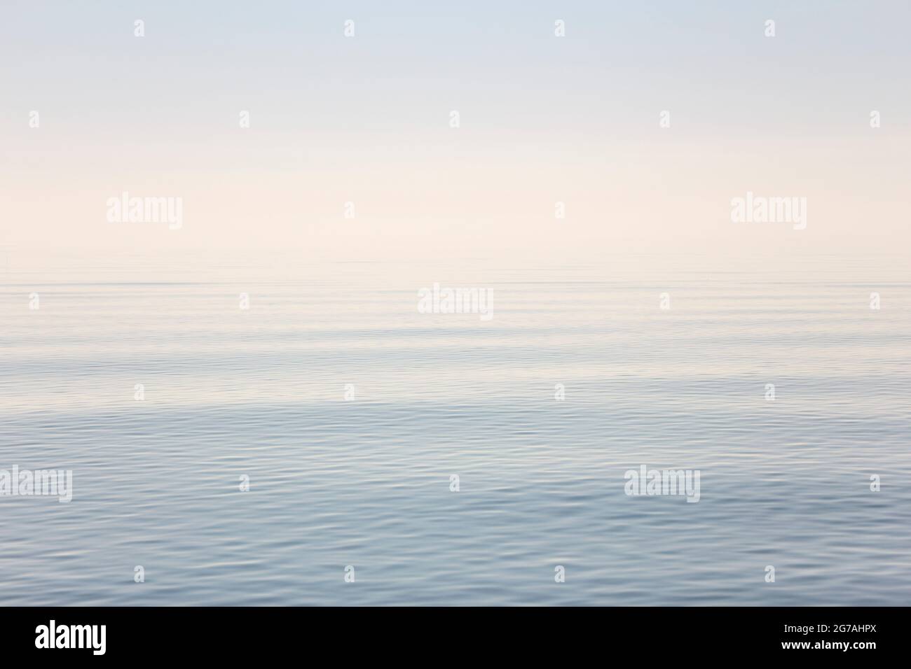 Europa, Danimarca, Jutland settentrionale. La mattina presto si affaccia sul Mar Baltico. Foto Stock