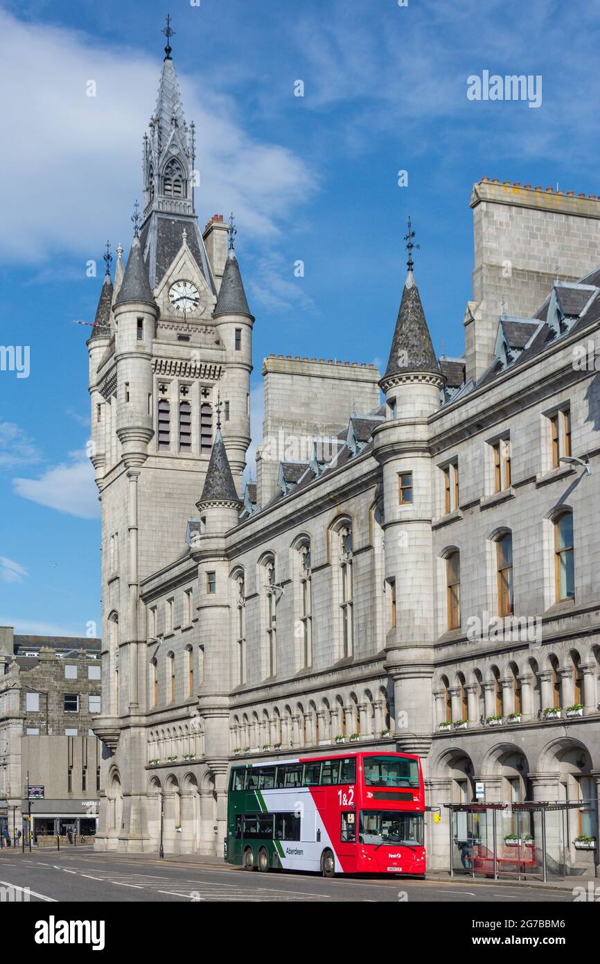 Aberdeen Town House, città di Aberdeen, Aberdeenshire, Scozia, Regno Unito Foto Stock