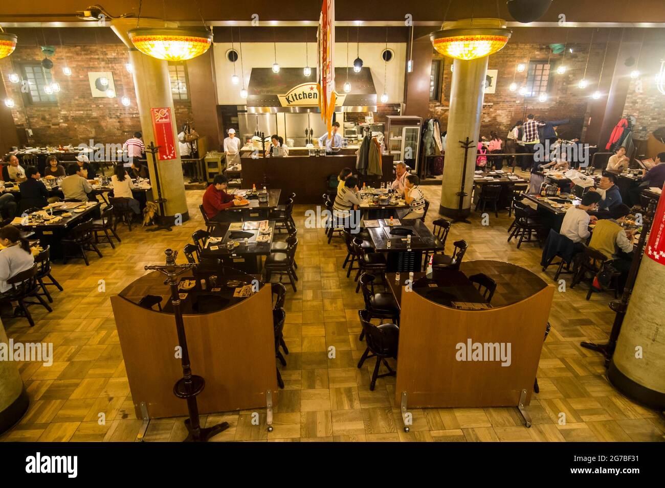 Museo della birra Sapporo, Sapporo, Hokkaido, Giappone Foto Stock