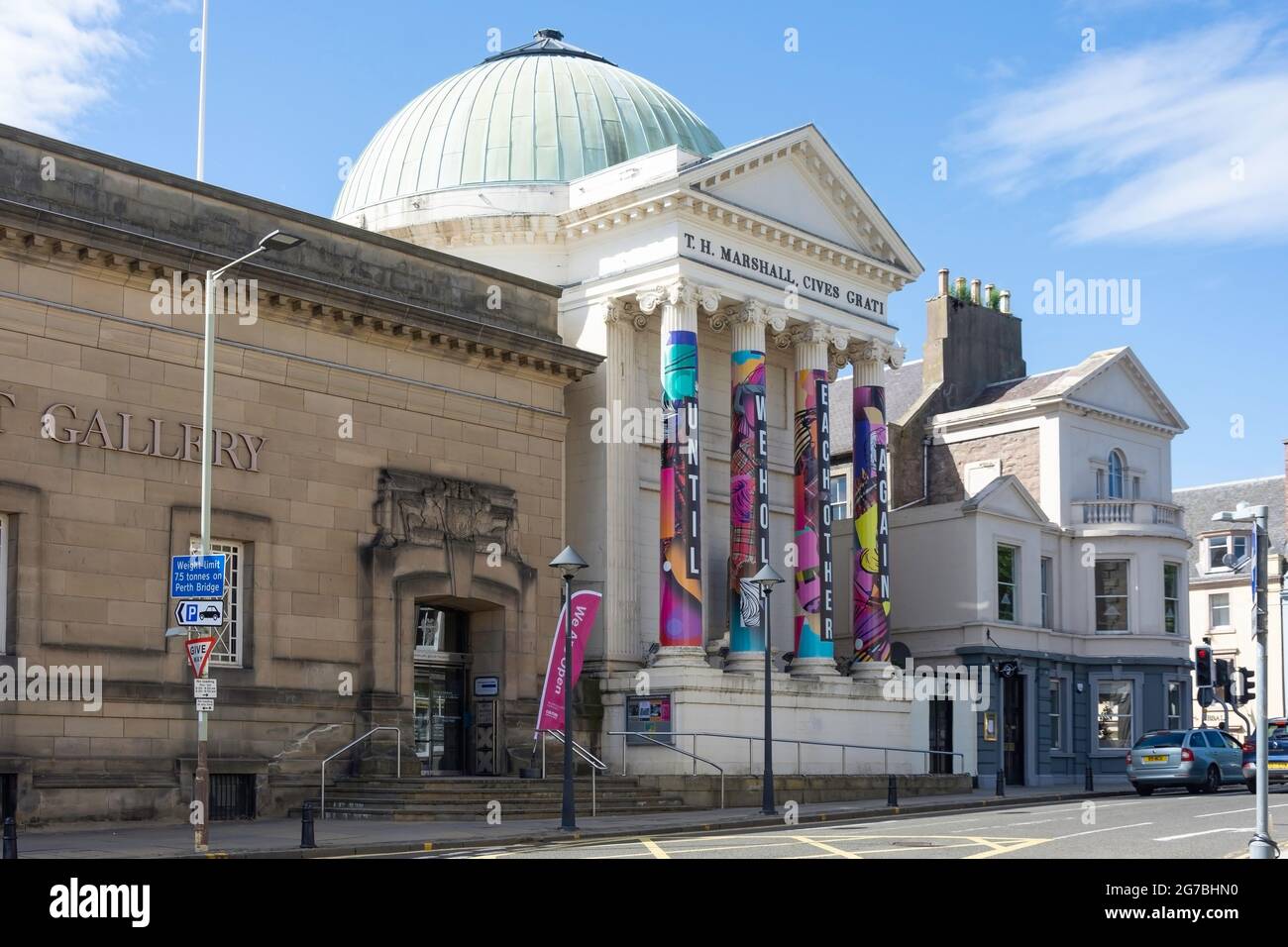 Perth Museum & Art Gallery, George Street, Perth, Perth e Kinross, Scozia, Regno Unito Foto Stock