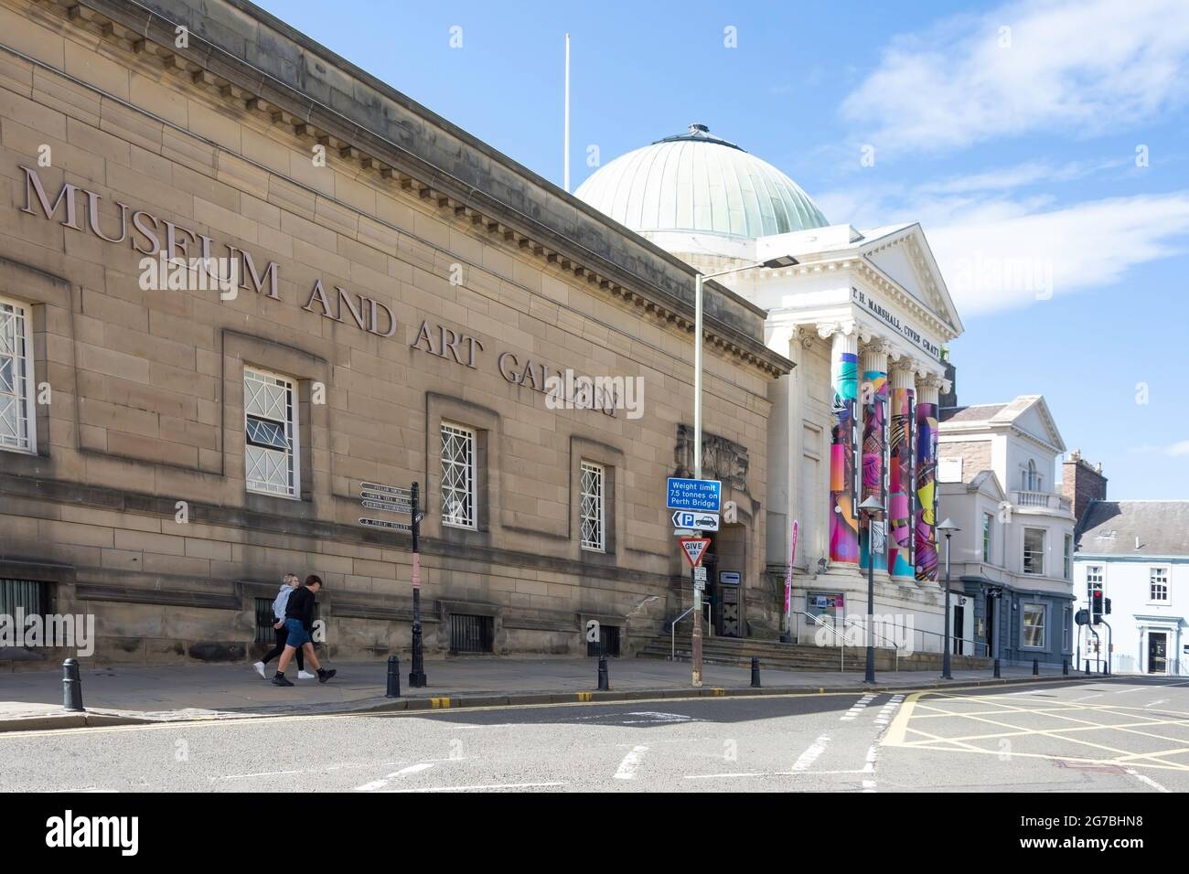 Perth Museum & Art Gallery, George Street, Perth, Perth e Kinross, Scozia, Regno Unito Foto Stock