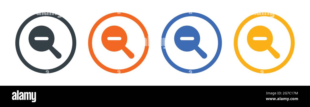 Immagine vettoriale dell'icona di riduzione. Illustrazione Vettoriale