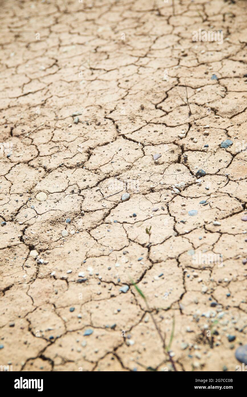 Sfondo in alta risoluzione creati con terra di siccità. Foto Stock