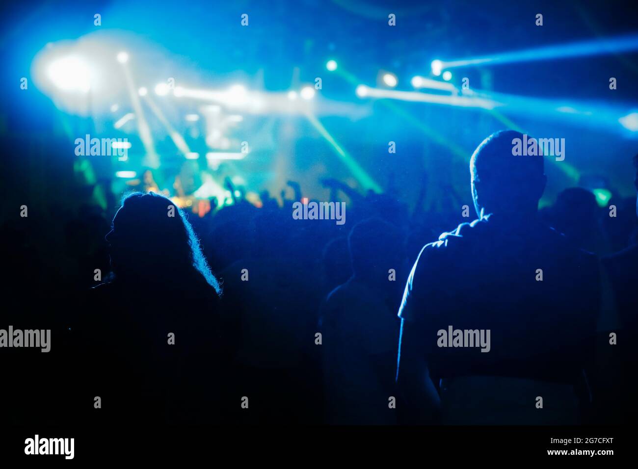 Concerti comunitari, Centro di intrattenimento, Musica e Danza Foto Stock
