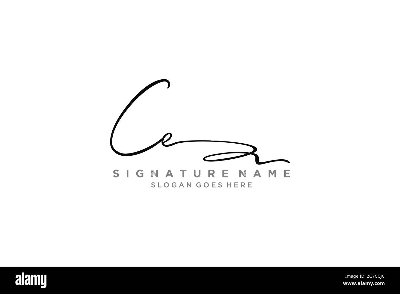 CE Letter Signature Logo Template elegante logo Logo simbolo modello simbolo icona vettoriale Illustrazione Vettoriale
