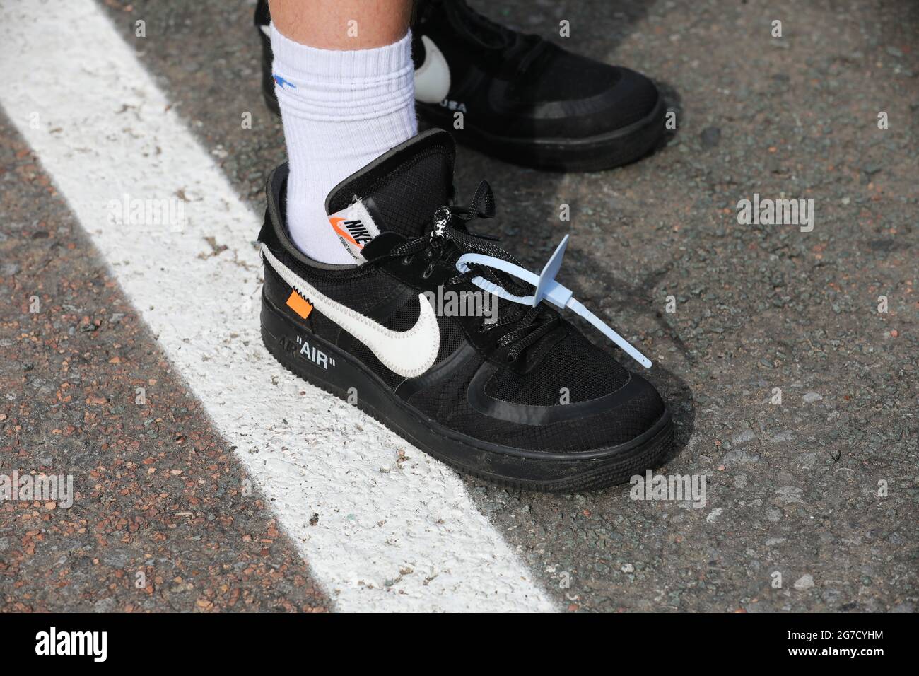 White nike socks immagini e fotografie stock ad alta risoluzione - Alamy