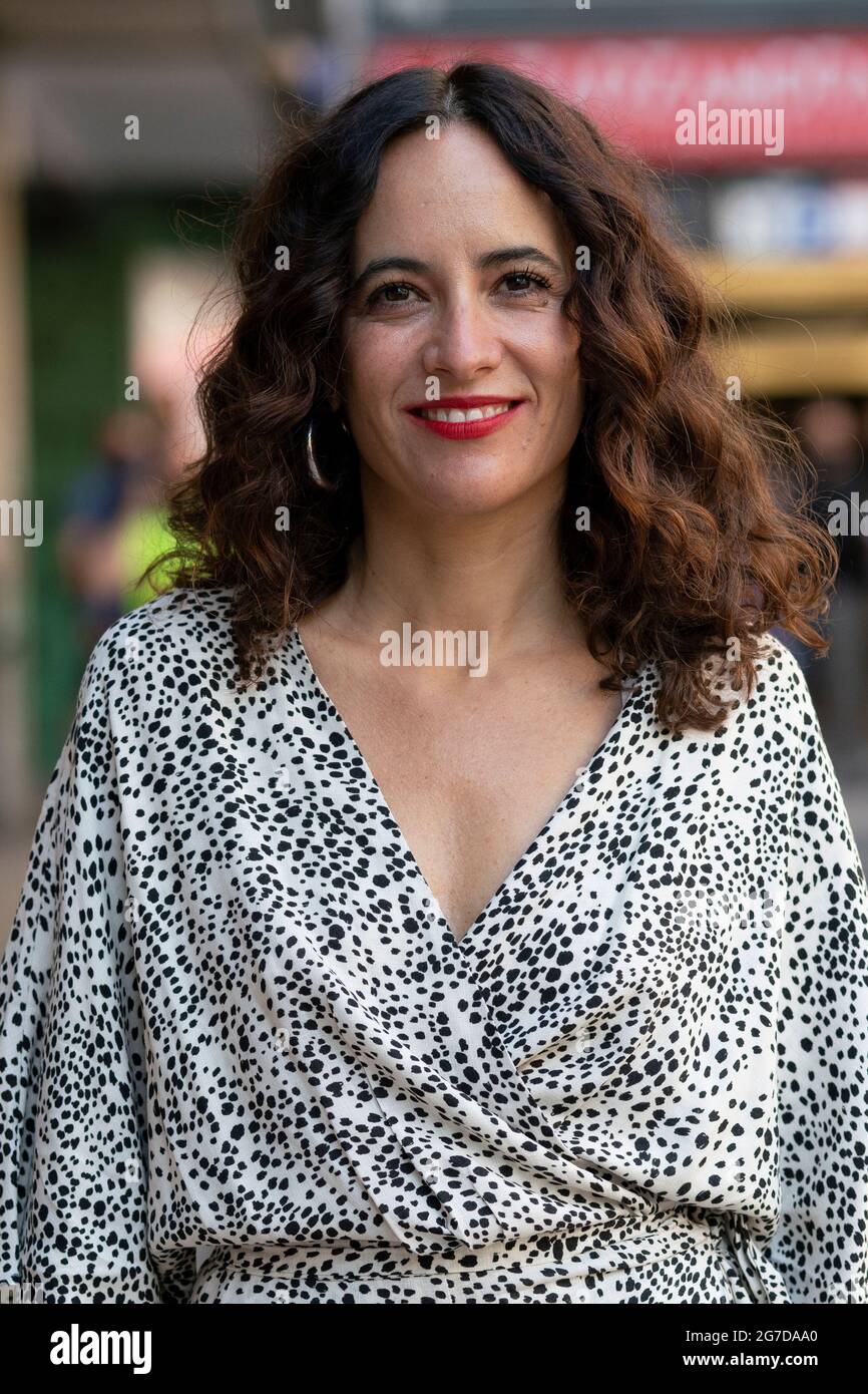 Madrid, Spagna. 13 luglio 2021. L'attrice Ana Turpin Fernández si pone durante una sessione di ritratto a Madrid. (Foto di Atilano Garcia/SOPA Images/Sipa USA) Credit: Sipa USA/Alamy Live News Foto Stock