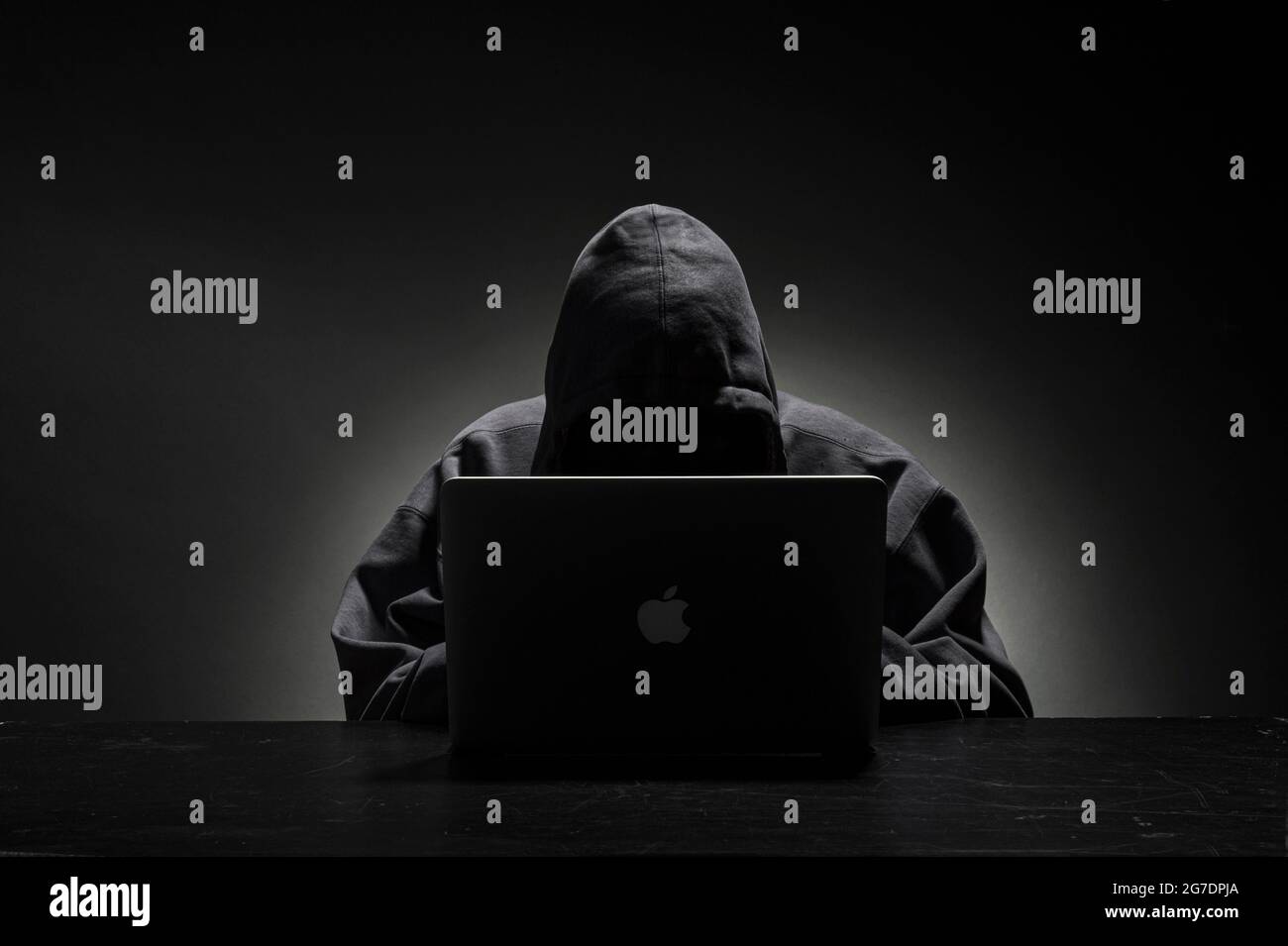 Computer hacker test cyber sicurezza Foto Stock