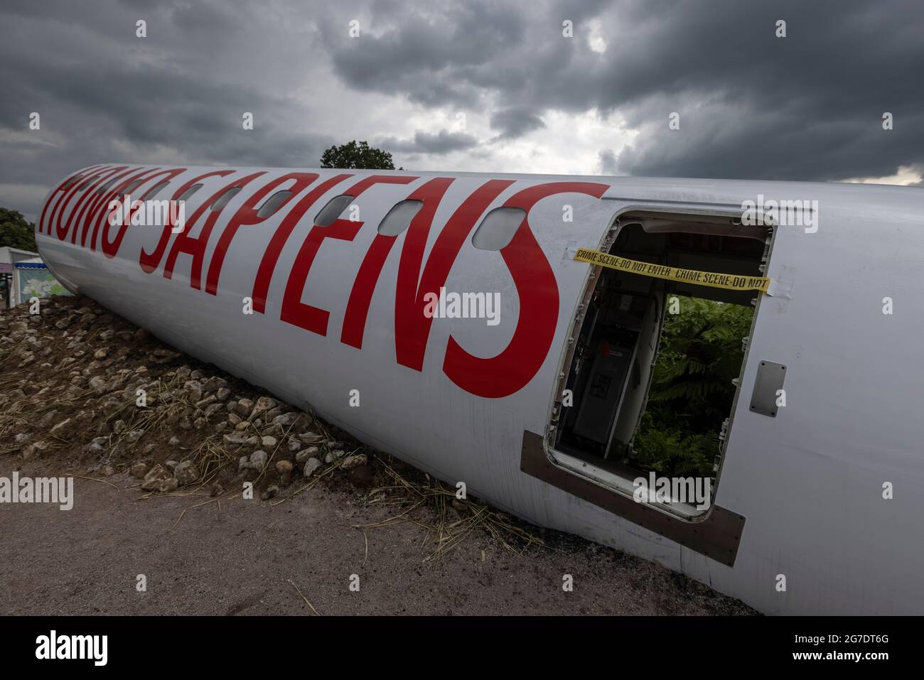 Felicity o'Rourke's 'Extinction' Garden al RHS Hampton Court Palace Garden Festival 2021, London Borough of Richmond upon Thames, UK Foto Stock