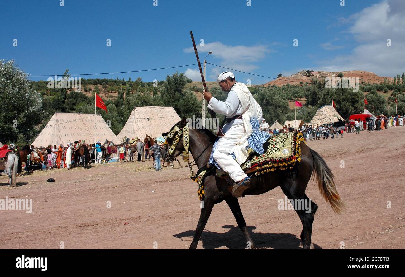 Arte della cultura e della tradizione della fantasia in Marocco Foto Stock