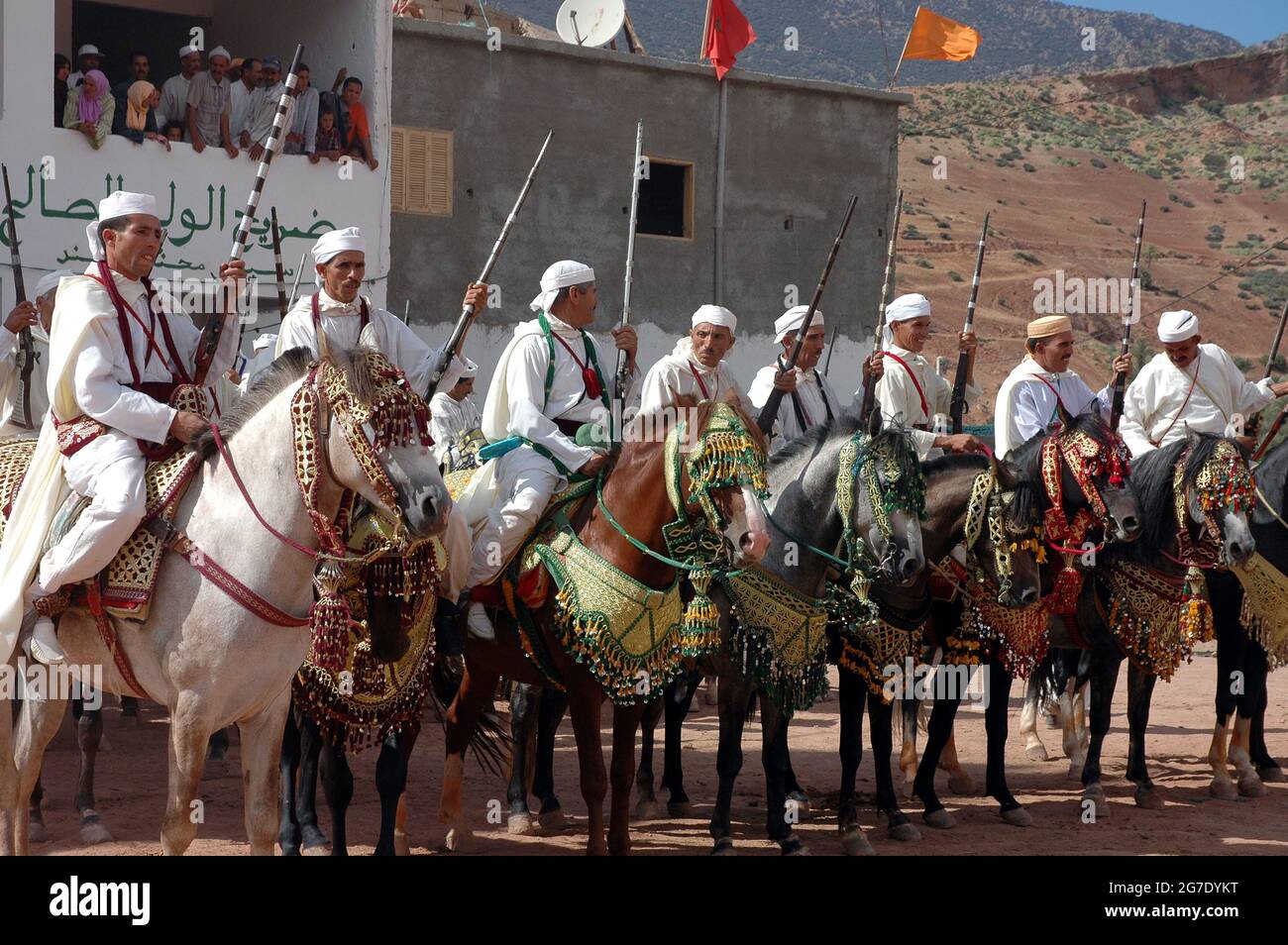 Arte della cultura e della tradizione della fantasia in Marocco Foto Stock