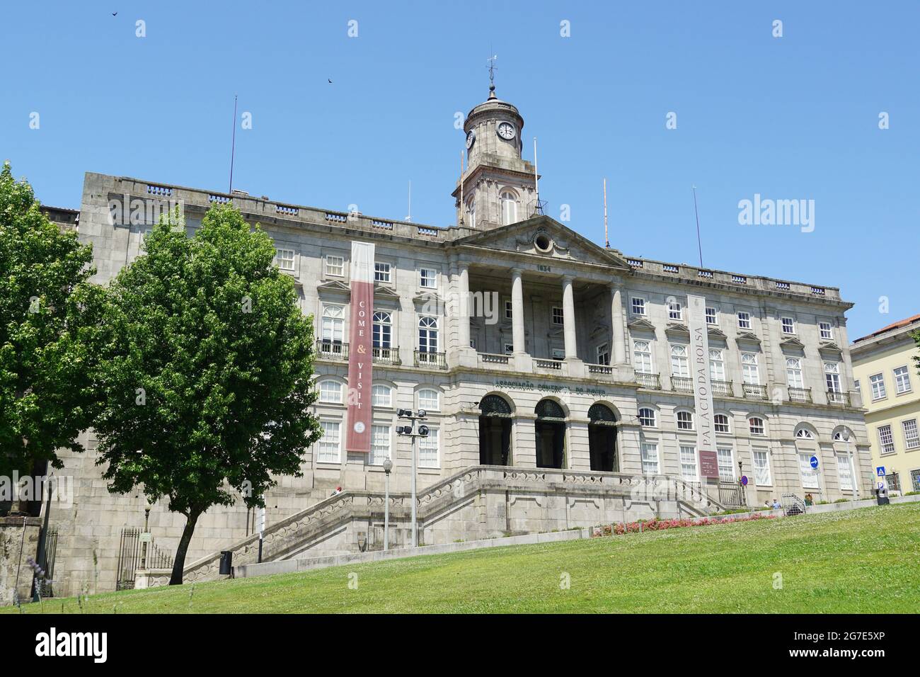 Palazzo della Borsa, Palácio da Bolsa, Palácio da Associação Comercial do Porto, Portogallo, Europa Foto Stock