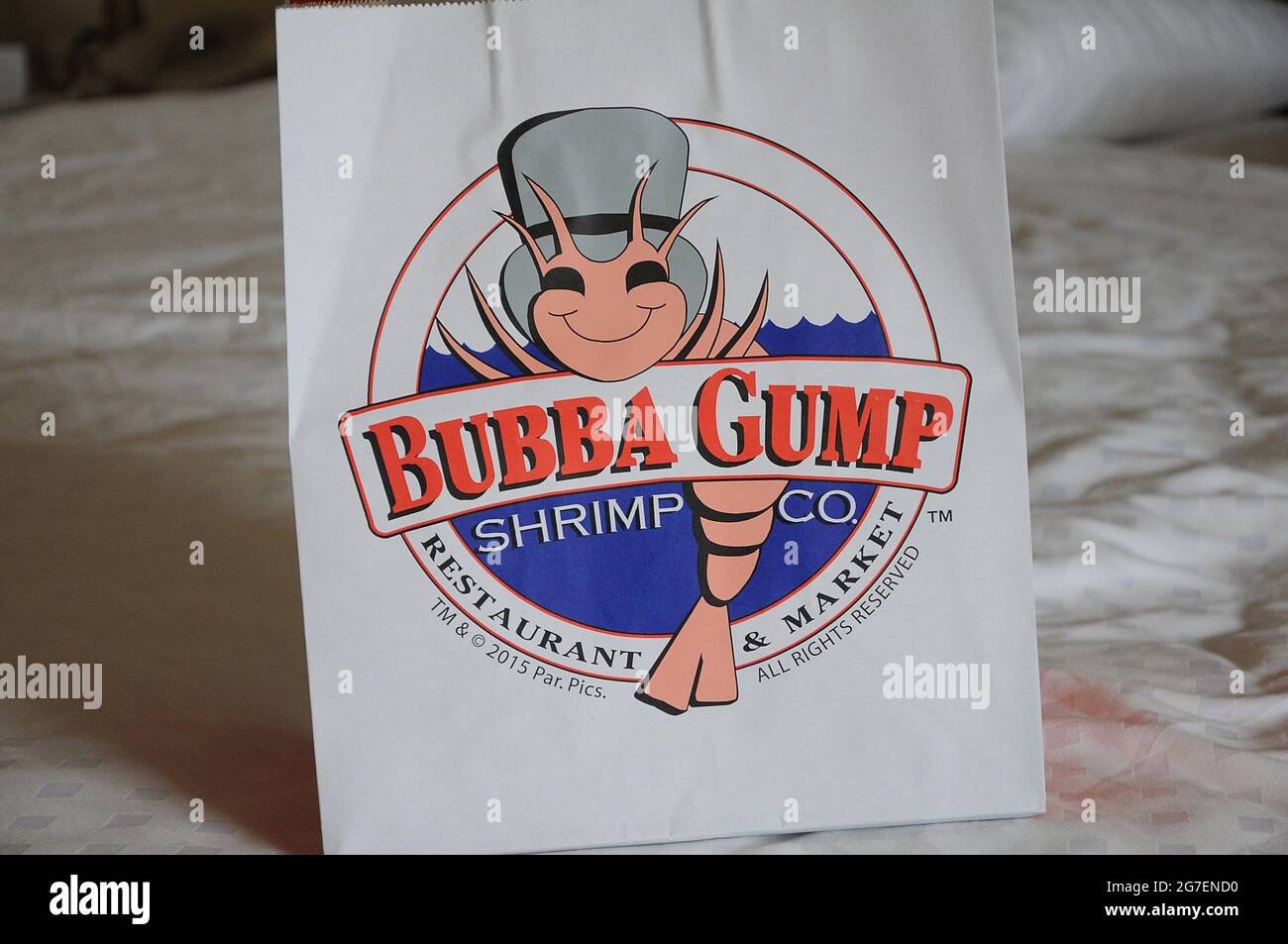 ORLANDO / FLORIDA / USA - 09 Dicembre 2017.- Bubba Gump gamberi co. E ristorante e maket in area studio universale. (Foto.Francis Dean/Dean Pictures) Foto Stock