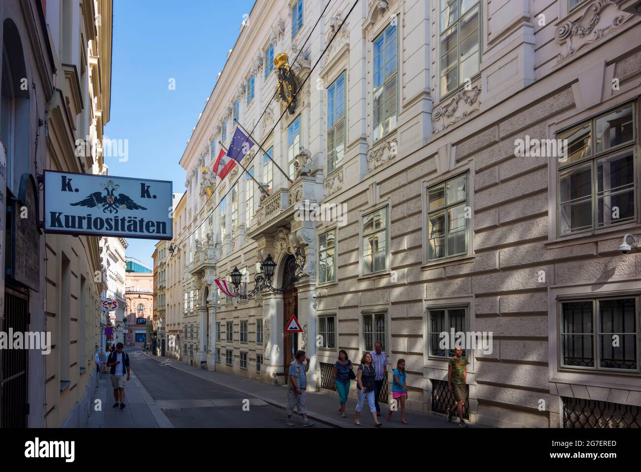 Wien, Vienna: Palazzo invernale del Principe Eugenio nel 01. Città vecchia, Vienna, Austria Foto Stock