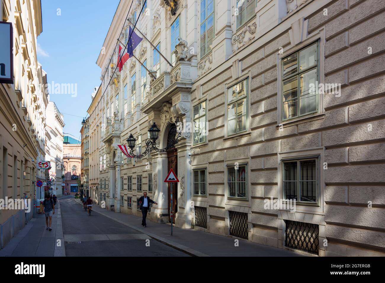 Wien, Vienna: Palazzo invernale del Principe Eugenio nel 01. Città vecchia, Vienna, Austria Foto Stock