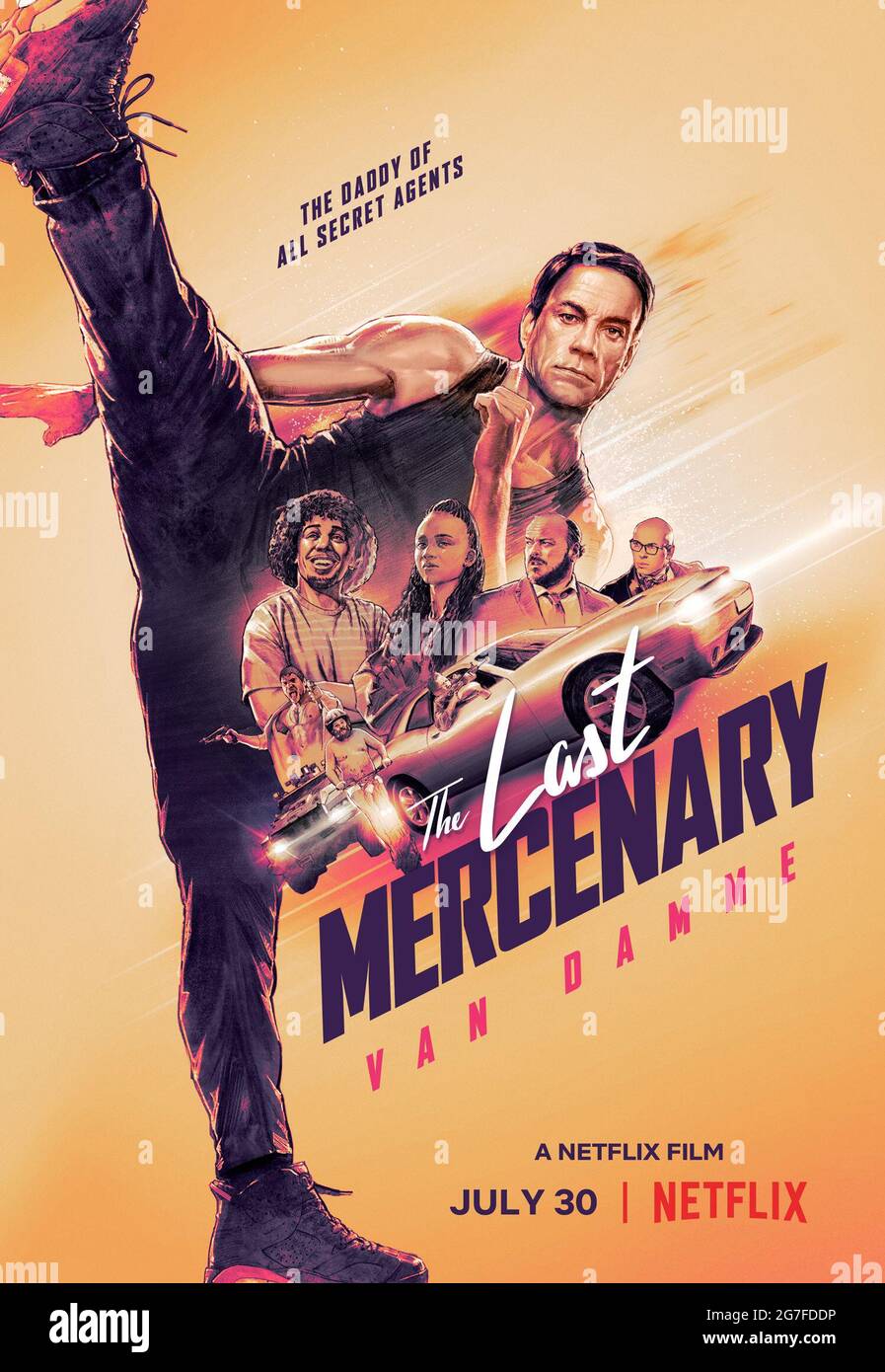 DATA DI USCITA: 30 luglio 2021 TITOLO: Netflix The Last Mercenary CASA DI PRODUZIONE: REGISTA: David Charhon TRAMA: Il misterioso ex agente di servizio segreto deve ritornare urgentemente in Francia quando il suo figlio estraniato viene accusato falsamente di armi e traffico di droga dal governo, a seguito di un errore di un burocrate troppo zelante e di un'operazione mafia. CON LA STELLA: JEAN-CLAUDE VAN DAMME. (Immagine di credito: © Netflix/immagini di intrattenimento) Foto Stock