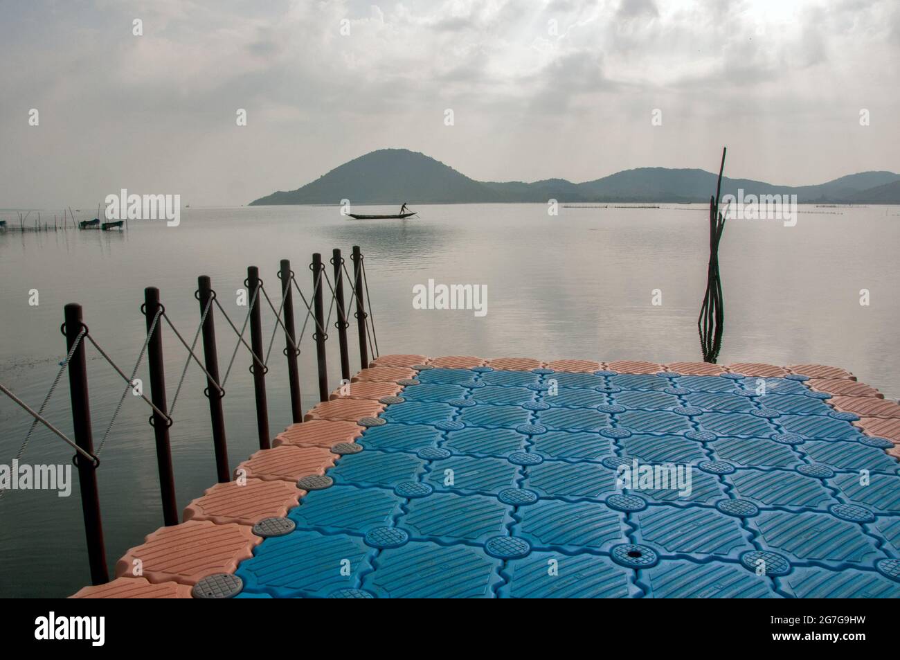 lago di chilka rambha odisha india Foto Stock