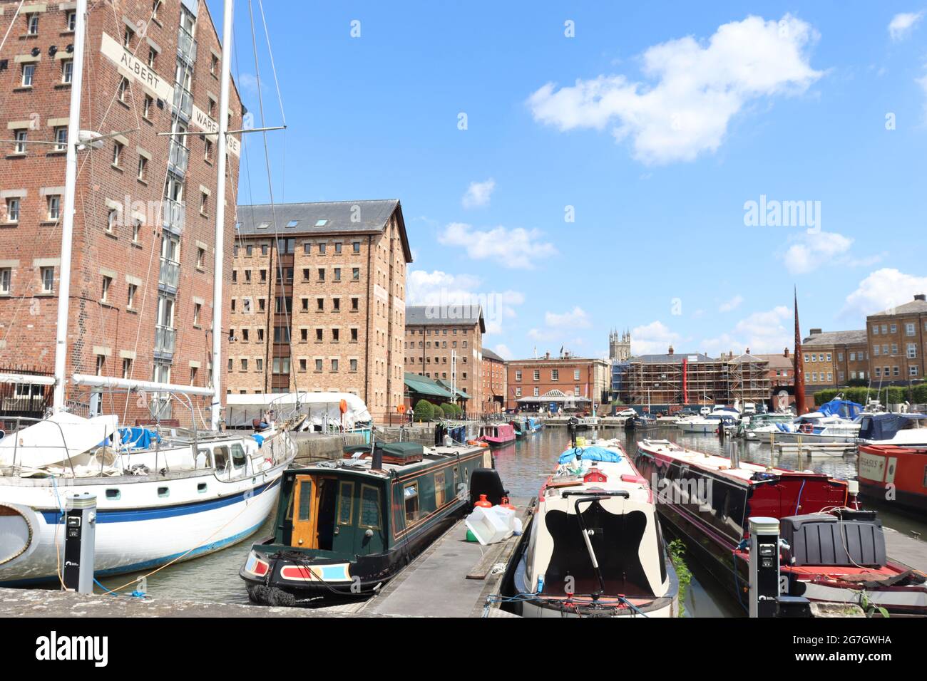 Gloucester docks Foto Stock
