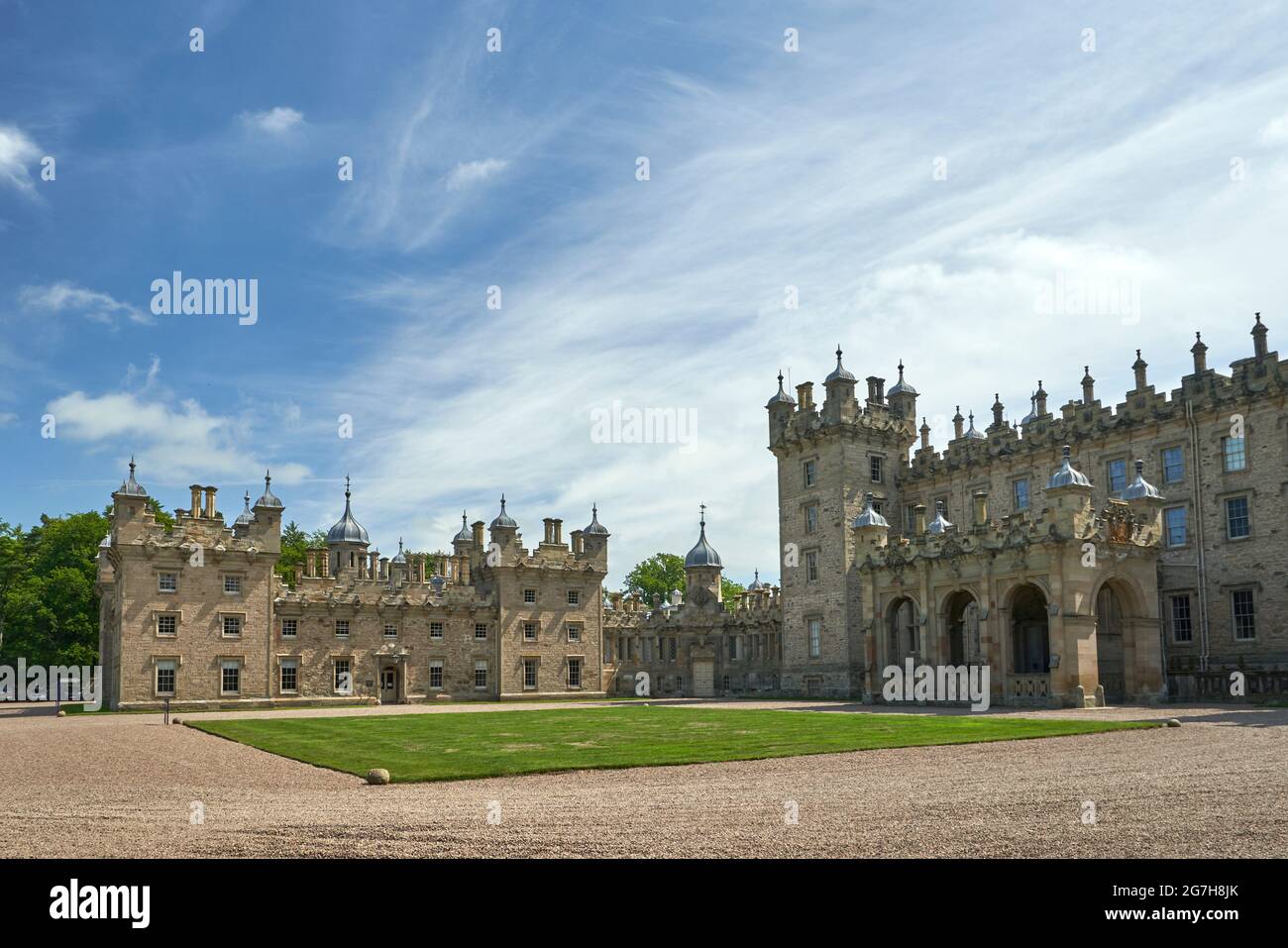 Floors Castle una maestosa casa ai confini scozzesi descritta come un capolavoro architettonico di William Adam Foto Stock