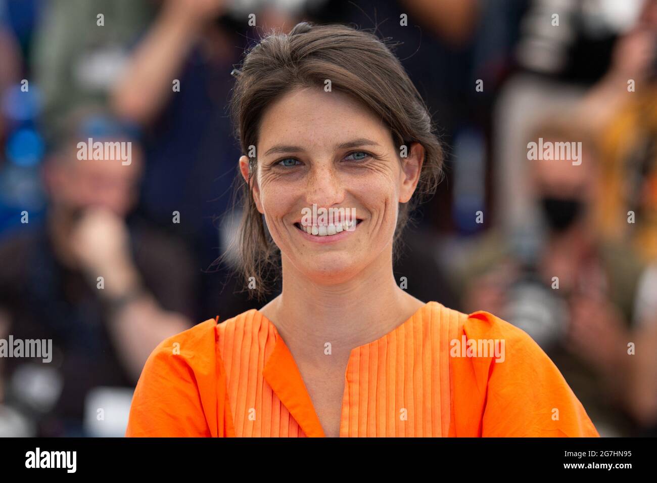 Marie Amiguet partecipa alla Photocall de la Panthe Des Neiges nell'ambito del 74a Festival Internazionale del Cinema di Cannes, in Francia, il 14 luglio 2021. Foto di Aurore Marechal/ABACAPRESS.COM Foto Stock