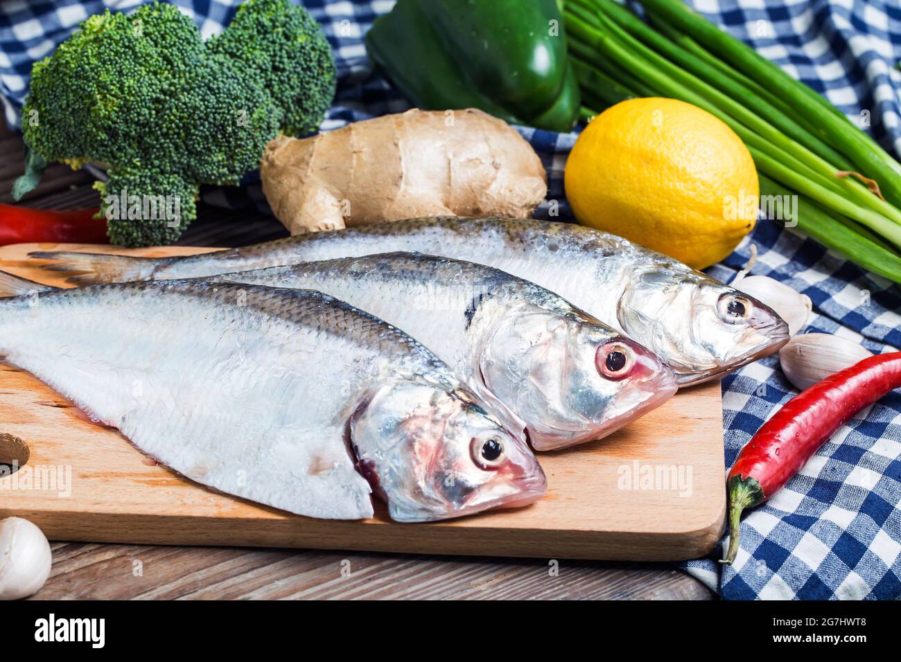 Pesce lish del sud-est asiatico Foto Stock