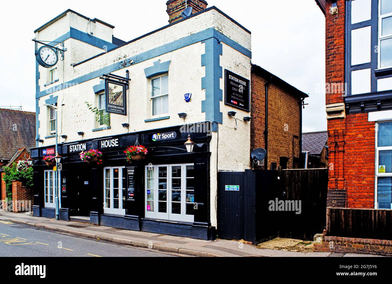 The Station House, Tonbridge, kent, Inghilterra Foto Stock