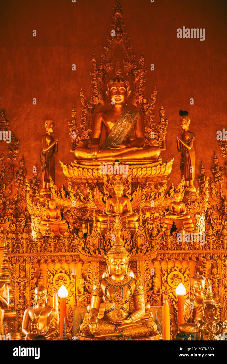 Wat Paknam Jolo a Chachoengsao, thailandia Foto Stock