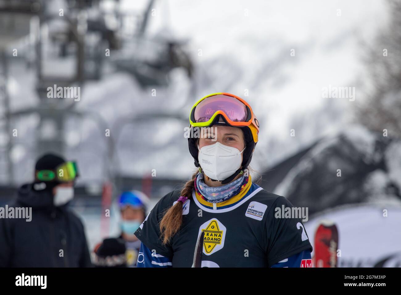 SBX Coppa del mondo 2021 Valmalenco Foto Stock