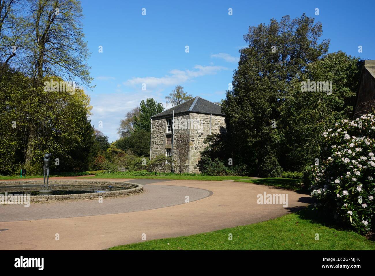 Giardini botanici di Edimburgo Foto Stock