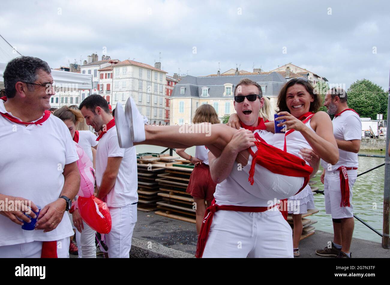 FRANCIA. PIRENEI ATLANTICI (64) PAESI BASCHI. BAYONNE FESTIVAL 2018. Foto Stock