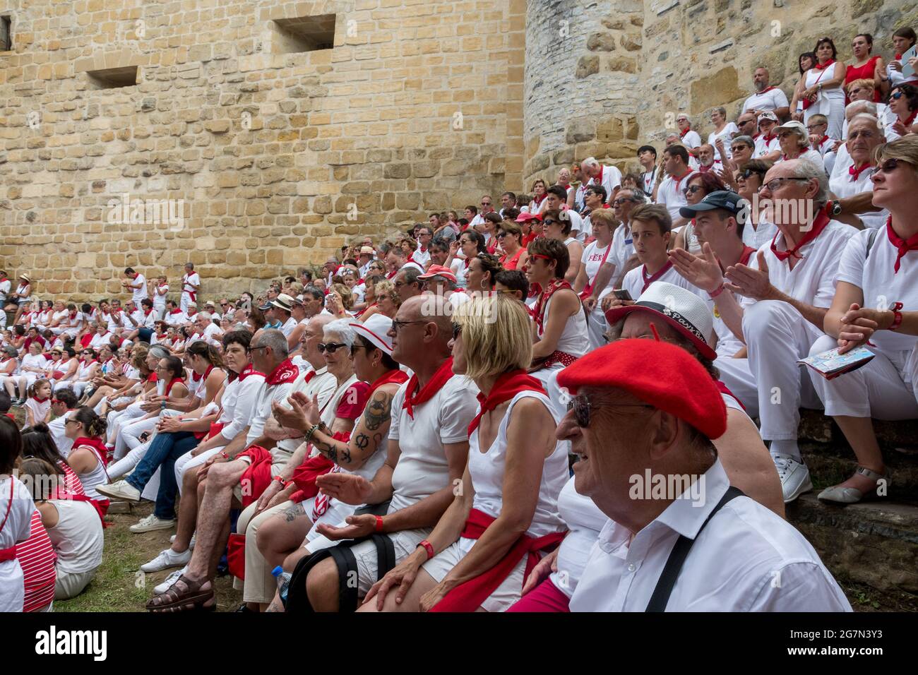 FRANCIA. PIRENEI ATLANTICI (64) PAESI BASCHI. BAYONNE FESTIVAL 2018. Foto Stock