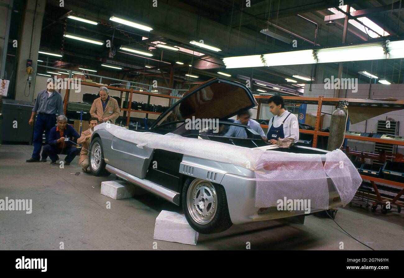 Ital Design. 20 anni di concept car di design aziendale 1988. Aztec Foto Stock