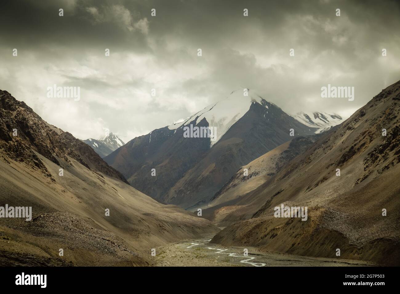 Bella neve coverd Montagne di Gilgit Baltistan Pakistan Nord Pakistan Hunza Velley Pakistan concetto di viaggio Foto Stock