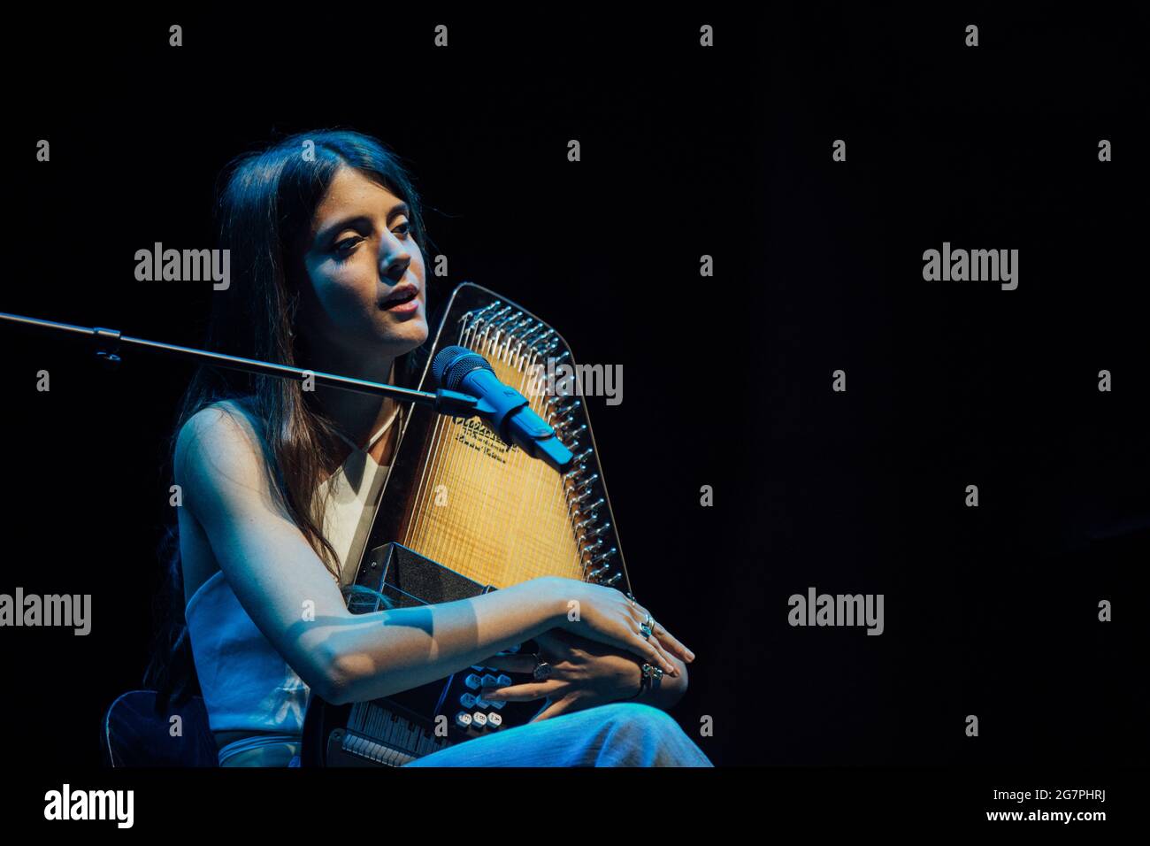 Concerto di Greta Zuccoli durante il Pistoia Blues Festival Foto Stock