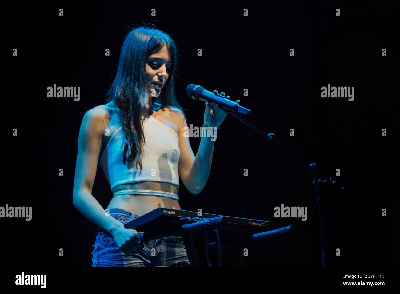 Concerto di Greta Zuccoli durante il Pistoia Blues Festival Foto Stock