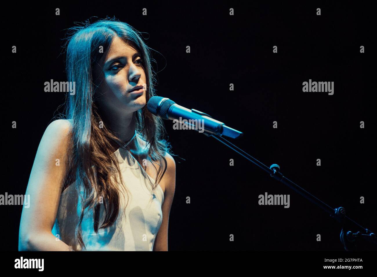 Concerto di Greta Zuccoli durante il Pistoia Blues Festival Foto Stock