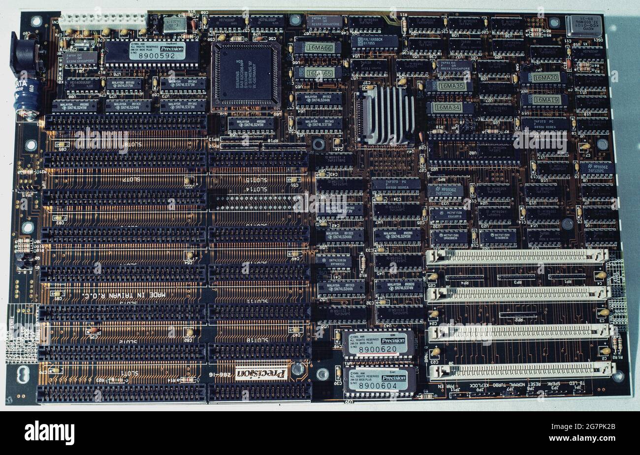 286 scheda madre per computer Foto Stock