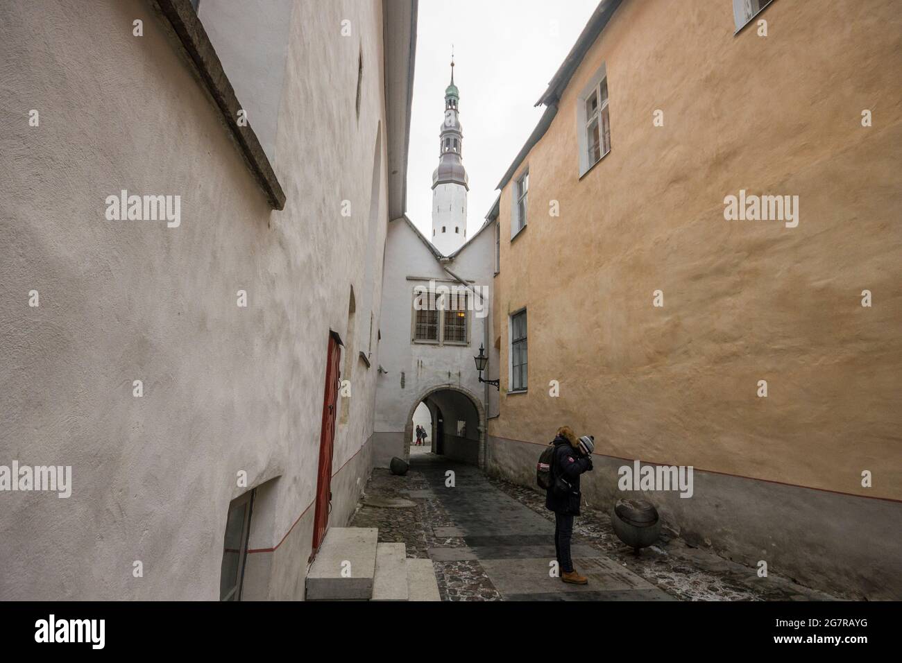Tallinn, Estonia. La Chiesa dello Spirito Santo (Puha Vaimu kirik) Foto Stock