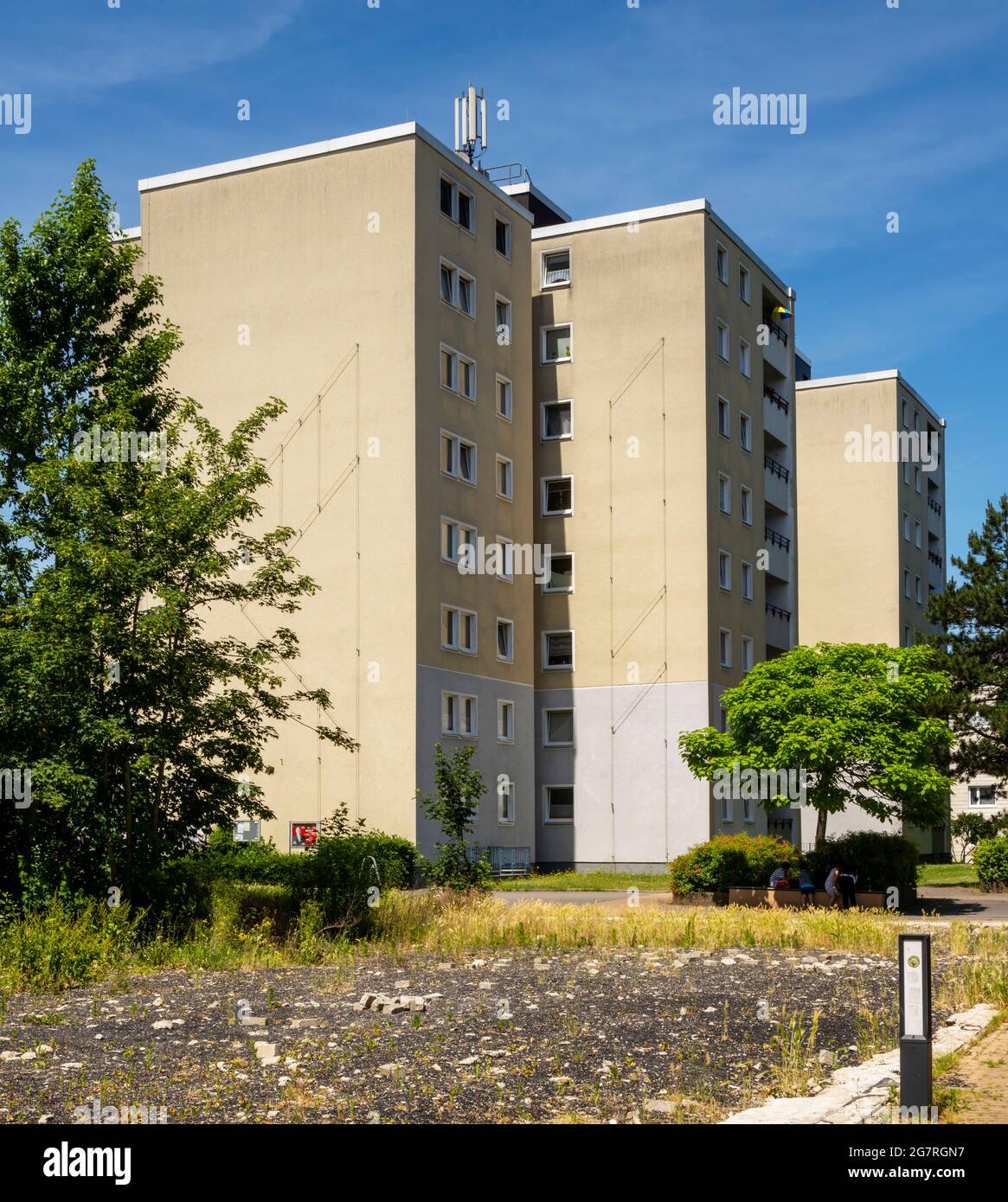 Deutschland, Ruhrgebiet, Kreis Recklinghausen, Castrop-Rauxel, Deininghausen, ein Ortsteil von Castrop-Rauxel. Deininghausen, für gut 3000 Einwohnerin Foto Stock