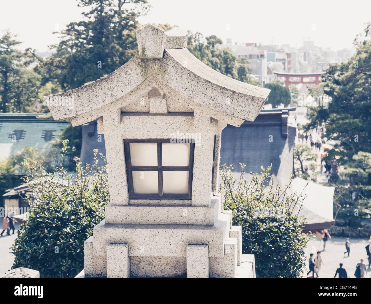 Tempio di Kamakura, Giappone Foto Stock