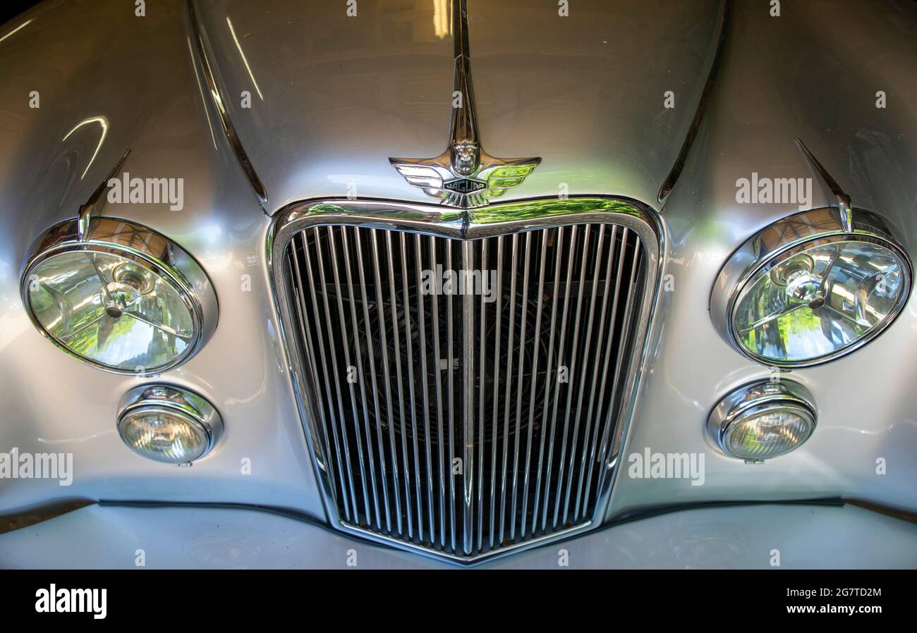 A 1952 Jaguar Mk VII Londra UK Foto Stock