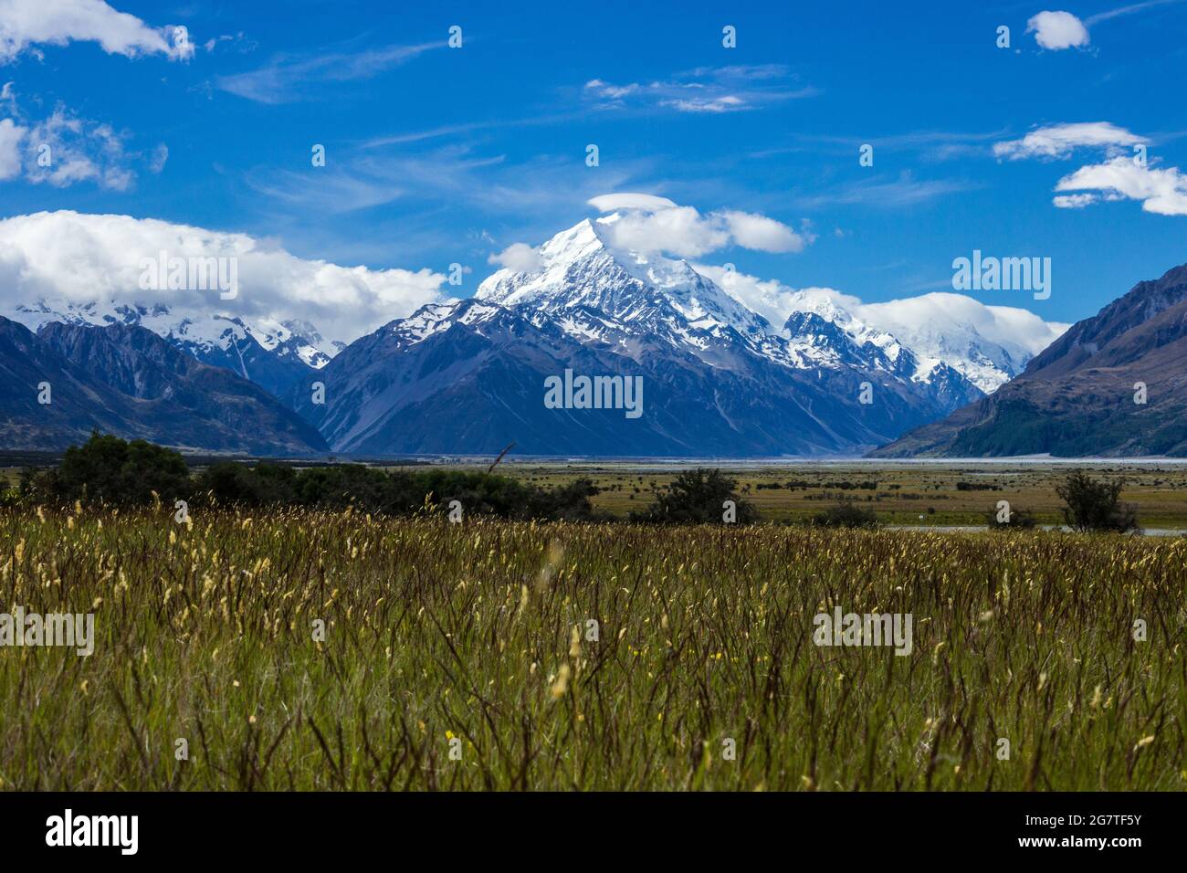 Monte Cook (Aoraki) Foto Stock