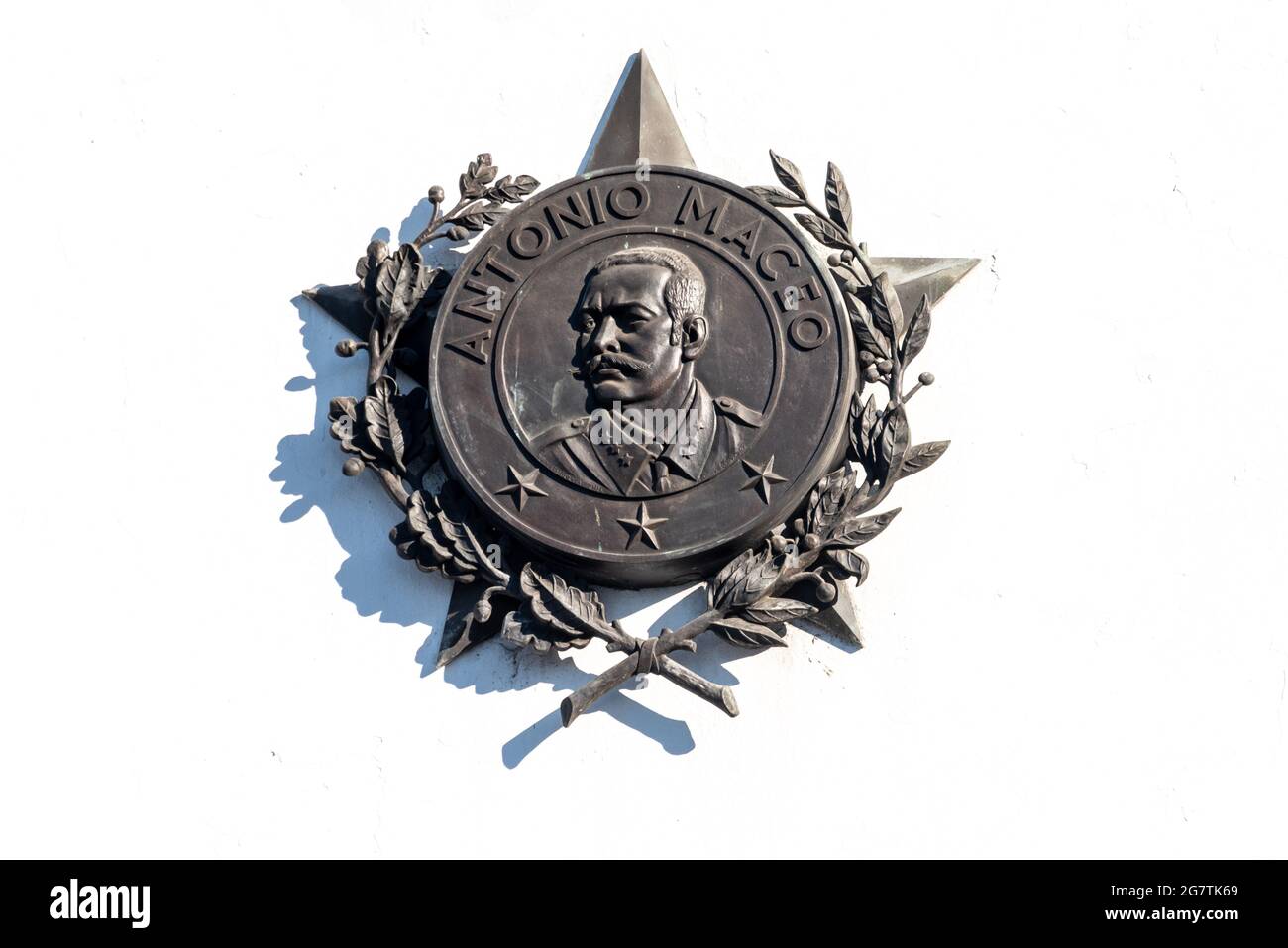 Orden Antonio Maceo, Santiago di Cuba, Cuba, 2016 Foto Stock